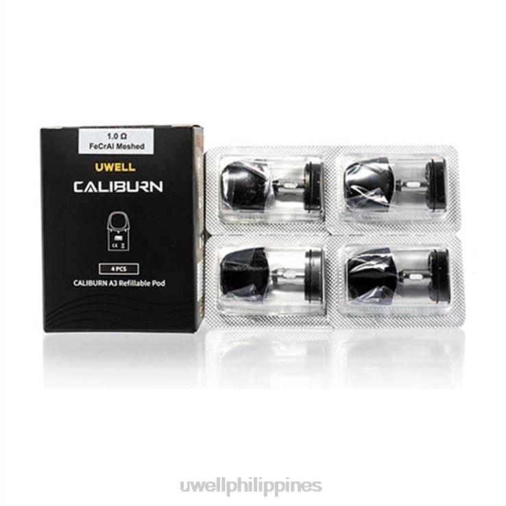 UWELL CALIBURN A3 REPLACEMENT PODS | 4-PACK UWELL e cigarette - H4FB18 10ohm